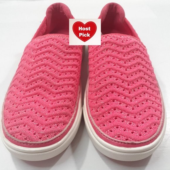 UGG Other - Strawberry Pink Sneakers - Girls Caplan Slip-on Metallic Knit - UGG Shoes